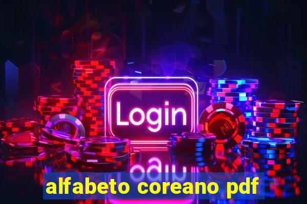 alfabeto coreano pdf